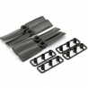 GemFan Bull Nose 3030 ABS Propellers CW/CCW Set Black 2 Pairs