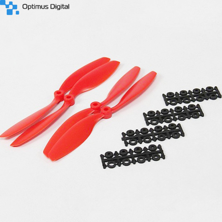 8045 SF Propeller CW/CCW Set Two Pieces - Red
