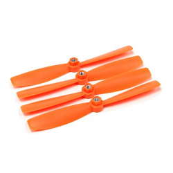 Diatone Self Tightening Polycarbonate Bull Nose Propellers 6045 (CW/CCW) (Orange) (2 Pairs)