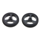 Wheel 32×7mm Pair - Black