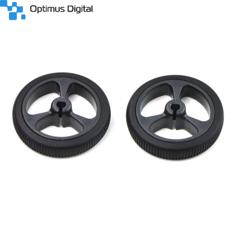 Wheel 32×7mm Pair - Black