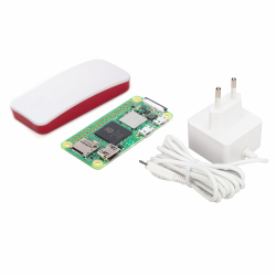 Pachet Raspberry Pi Zero 2 W + Alimentator 12.5W și Carcasă cu Cablu Adaptor pentru Cameră