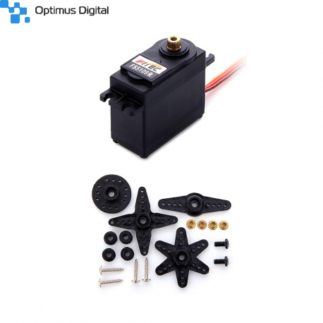 Servomotor FS5109R cu Rotatie Continuă cu Cuplu 9 kg * cm