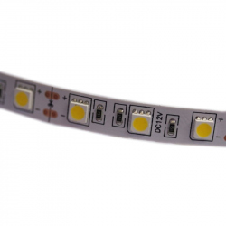 Banda de LED-uri 5050 12 V Galbena (Rola 5 m)