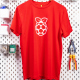Red Raspberry Pi T-shirt Adult Size Medium