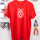 Tricou Raspberry Pi Roșu - Marimea M