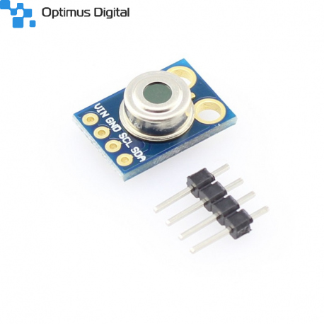 MLX90614ESF Infrared Temperature Sensor (Soldered Pin Headers)