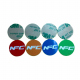NTAG203 Blue Round NFC Tag Sticker (144 bytes)