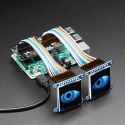 Pachet Adafruit Animated Eyes Bonnet pentru Raspberry Pi