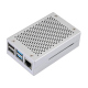 Carcasă Metalică Argintie cu Ventilator pentru Raspberry Pi 4