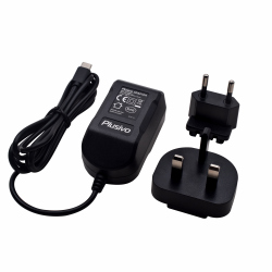 Plusivo Power Adapter with Interchangeable Plug (without heatsinks, unsealed)