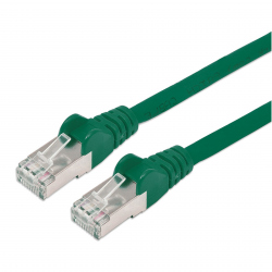 1m CAT6A SSTP Patch Cable Green