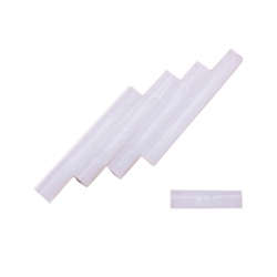 5x5x40 mm Semitransparent White Plastic Pillar