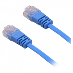 10 meters Flat CAT6 UTP Patch Cable Blue