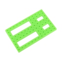 Small Drilled Panel - Green