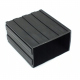 20 Black Drawers Set (drawer dimensions 105x120x60mm, polypropylene)