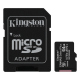 Card microSDXC 64GB Kingston Canvas Select + Adaptor