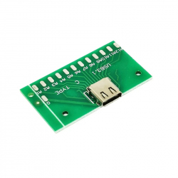 Placă PCB cu Conector USB 3.1 mufă tip C 24 pini
