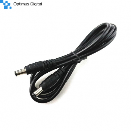 Adapter Connector Cable DC Plug 5.5x2.1mm Male To 5.5x2.1mm Male Adapter Connector Cable 1M