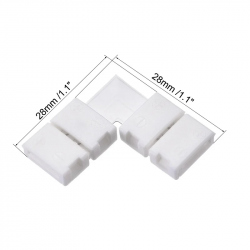 8mm LED Connector 2pin (Pack of 2)