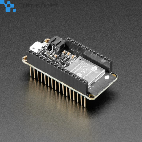 Assembled Adafruit HUZZAH32 – ESP32 Feather Board - with Stacking Headers