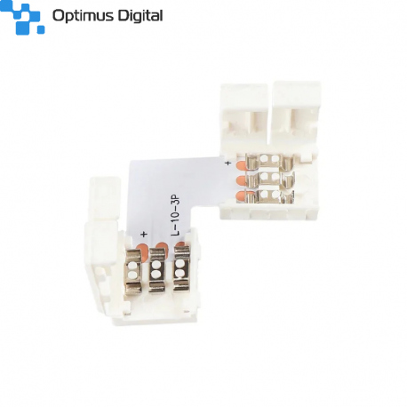 Set conector pentru LED 10 mm cu 3 pini