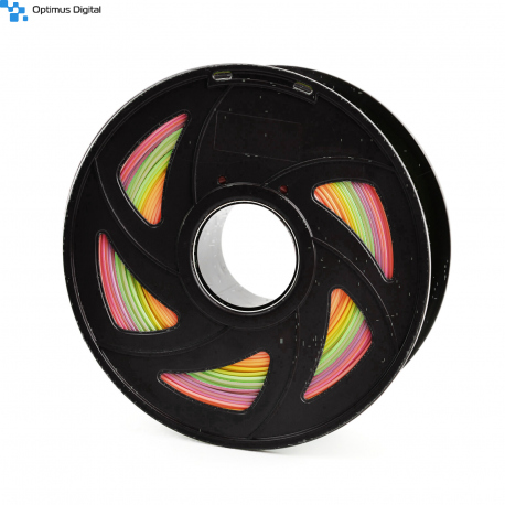 1.75 mm, 1 kg PLA Filament for 3D Printer - Rainbow
