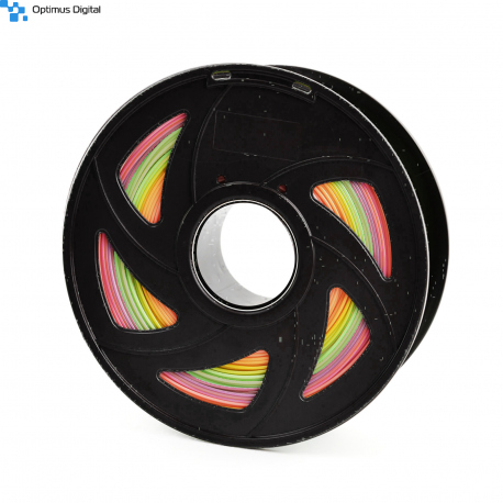 Filament pentru Imprimanta 3D 1.75 mm PLA 1 kg - Curcubeu