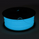 1.75 mm, 1 kg Glow in the Dark PLA Filament for 3D Printer - Blue