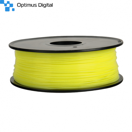 1.75 mm, 1 kg PLA Filament for 3D Printer - Light Yellow