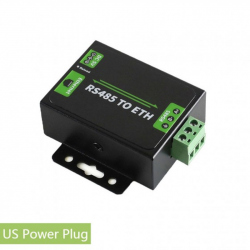 RS485 to Ethernet Converter (with US plug, EU plug adapter)