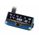 128×32, 2.23inch OLED display HAT for Raspberry Pi