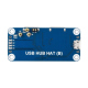 HUB HAT pentru Seria de Placi Raspberry Pi cu 4 Porturi USB 2.0