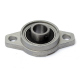 15mm Inner Diameter Zinc Alloy Pillow Block Flange Bearing KFL002