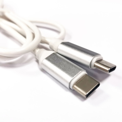 USB Male Type-C to Male Type-C White