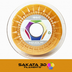 Filament Sakata 3D PLA Ingeo 3D850 - Silk Sunset (Galben Inchis) 1.75 mm 1 Kg