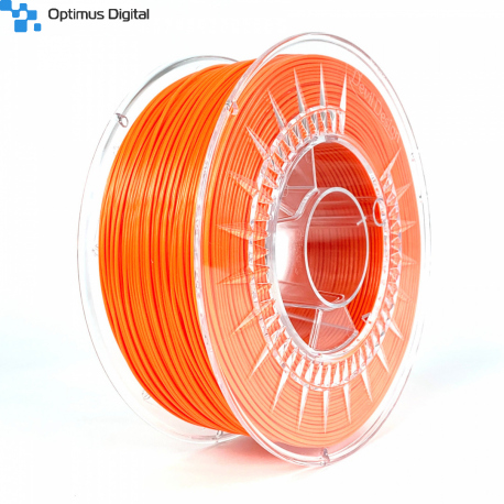 Filament Devil Design pentru Imprimanta 3D 1.75 mm PLA 1 kg -  Portocaliu Inchis
