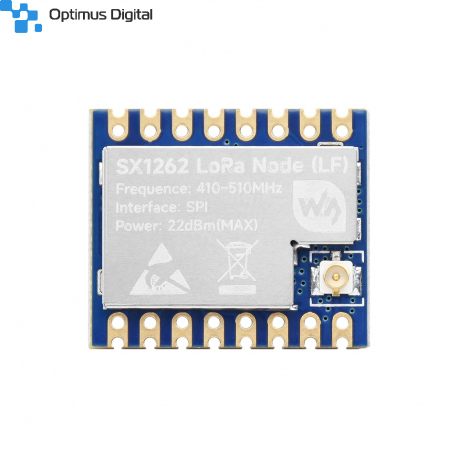 Core1262 LF LoRa Module, SX1262 chip, Long- Range Communication, Anti-Interference, Suitable for Sub-GHz band