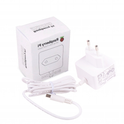 5 V, 3 A White Power Supply for Raspberry Pi 4 Model B, EU