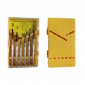 Set of 6 Miniature Screwdrivers with Damaged Yellow Box