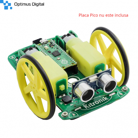 Kit Robot cu 2 Motoare pentru Raspberry Pi Pico