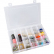 Plastic Box with 36 Compartments (17.5 x 17.5 x 4.2 cm)