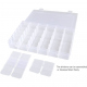 Plastic Box with 36 Compartments (17.5 x 17.5 x 4.2 cm)