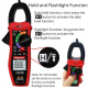 Plusivo AC/DC Current Digital Clamp Meter T-RMS 6000 Counts