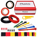 Set de fire siliconice Plusivo (12AWG, 2 culori, 3m fiecare)