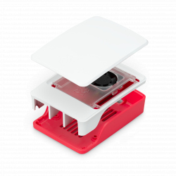 Raspberry Pi Case for Pi 5 Red/White