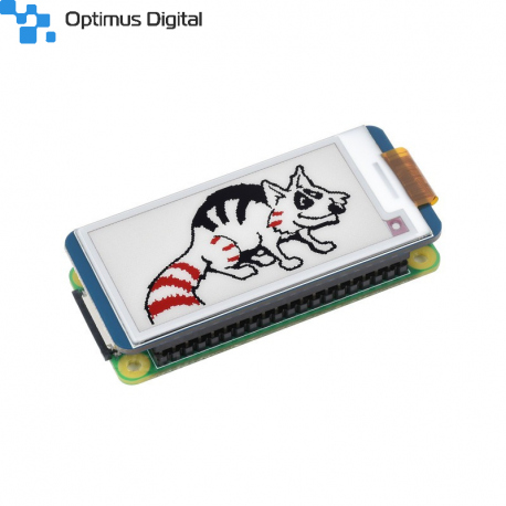 Display Hat E-Ink  250 x 122, 2.13'' cu 3 Culori pentru Raspberry Pi