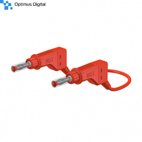 Red Cable 32A with 4mm Banana Connectors