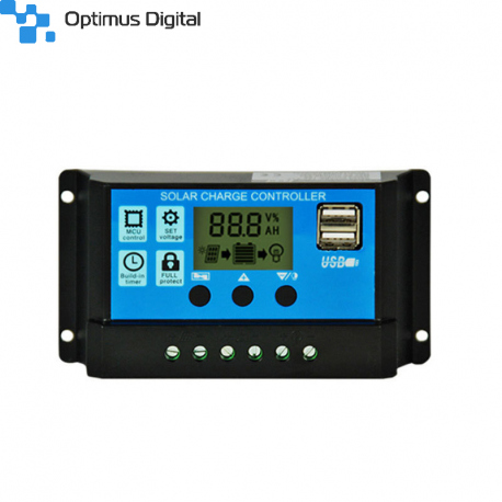 10A Intelligent LCD Solar Controller