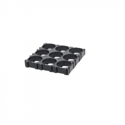 3 X 3 18650 Battery, Holder with 18.5MM, Bore Diameter